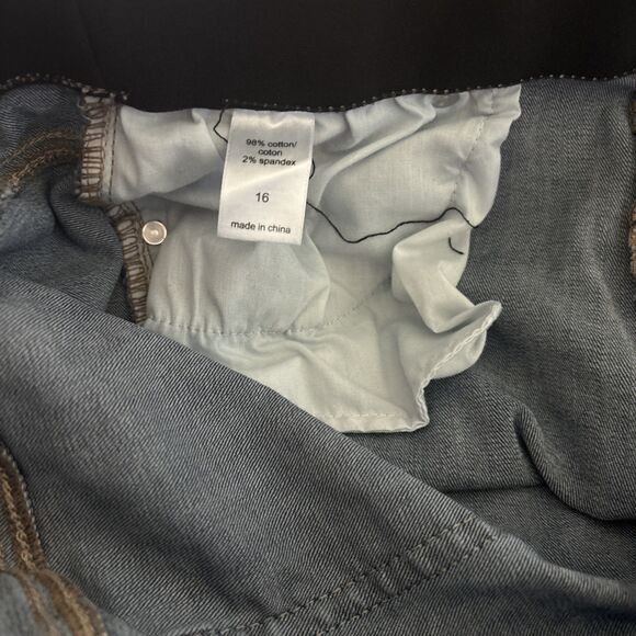 Maurices Jeans Medium Dark Wash Crop Jegging Stretch Women’s 16 Comfort Waist - Picture 8 of 8